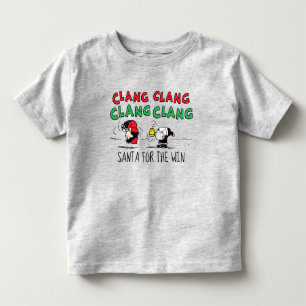 T-shirt Pour Les Tous Petits cacahuètes Snoopy Santa Claus & Lucy