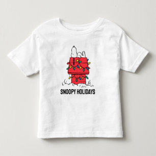 T-shirt Pour Les Tous Petits cacahuètes Snoopy's Dog House With Lights