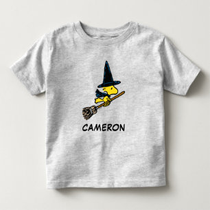 T-shirt Pour Les Tous Petits cacahuètes   Woodstock Halloween Witch