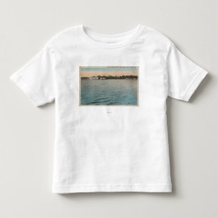 T-shirt Pour Les Tous Petits Cacao, la Floride - vue d'hôtel et d'Indien de
