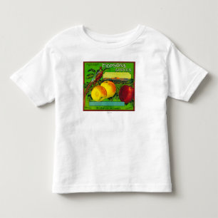 T-shirt Pour Les Tous Petits Caisse LabelMilton, WA d'Apple de Hopson