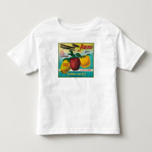 T-shirt Pour Les Tous Petits Caisse LabelWatsonville, CA d'Apple de dirigeable