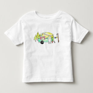 T-shirt Pour Les Tous Petits Camper Joli Rétro
