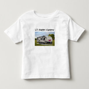 T-shirt Pour Les Tous Petits Camping Happy Retirement dans le RV par Funnycoomb