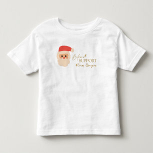 T-shirt Pour Les Tous Petits cancer. Coutume de Noël #nom de l'équipe Chemise T