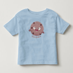 T-shirt Pour Les Tous Petits Caricature de biscuit à puce en chocolat