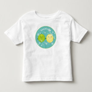 T-shirt Pour Les Tous Petits Caricature de chaux de citron joyeux