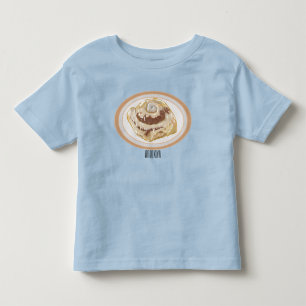 T-shirt Pour Les Tous Petits Caricature en rouleau de cannelle