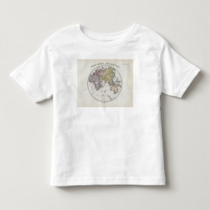 T-shirt Pour Les Tous Petits Carte d'atlas d'hémisphère oriental