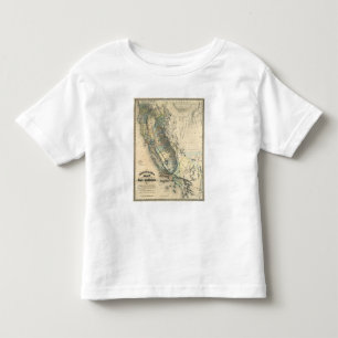 T-shirt Pour Les Tous Petits Carte de Britton et de Rey de la Californie
