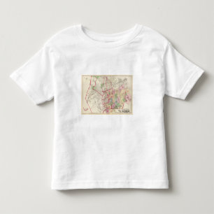 T-shirt Pour Les Tous Petits Carte de Johnston Île de Rhode