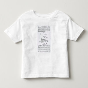 T-shirt Pour Les Tous Petits Carte de l'archipel de Galapagos, 1844