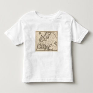 T-shirt Pour Les Tous Petits Carte de l'Europe