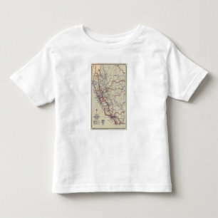 T-shirt Pour Les Tous Petits Carte de route junior de McNally de couche-point