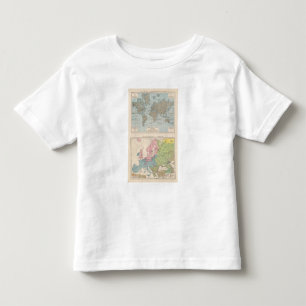 T-shirt Pour Les Tous Petits Carte des religions en Europe