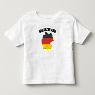 T-shirt Pour Les Tous Petits Carte Deutschland - Drapeau allemand - Allemagne V