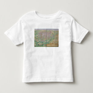 T-shirt Pour Les Tous Petits Carte du Caire, tirée de Civitates Orbis Terrarum