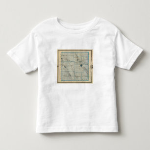 T-shirt Pour Les Tous Petits Carte du comté de Floyd, état de l'Iowa