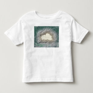 T-shirt Pour Les Tous Petits Carte du lac Tahoe