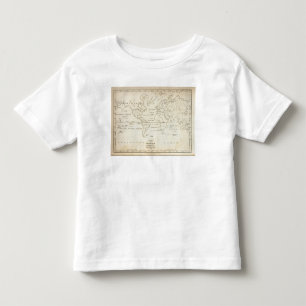 T-shirt Pour Les Tous Petits Carte du monde