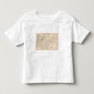 T-shirt Pour Les Tous Petits Carte est de Providence Île de Rhode