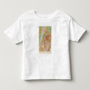 T-shirt Pour Les Tous Petits Carte géologique du New Hampshire