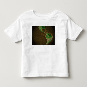 T-shirt Pour Les Tous Petits Carte topographique de la terre