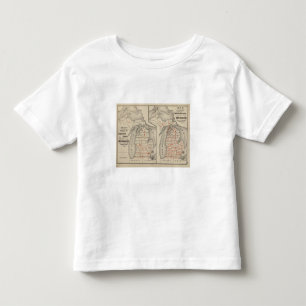 T-shirt Pour Les Tous Petits Cartes montrant les districts parlementaires