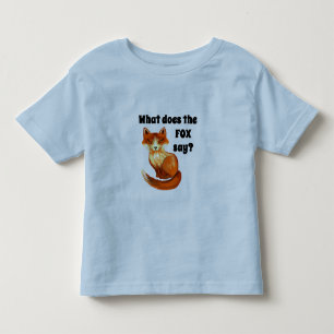 T-shirt Pour Les Tous Petits Ce qui fait le Fox pour indiquer l'habillement et