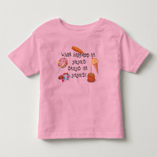 T-shirt Pour Les Tous Petits Ce qui se produit aux SÉJOURS de YaYa chez YaYa !