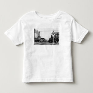 T-shirt Pour Les Tous Petits Centralia, photographie de vue de ville de scène
