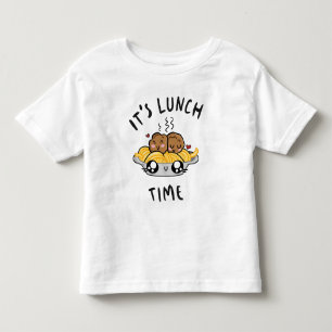 T-shirt Pour Les Tous Petits C'est l'heure du déjeuner