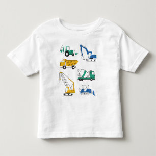 T-shirt Pour Les Tous Petits Chaise Chirt Camions de Construction