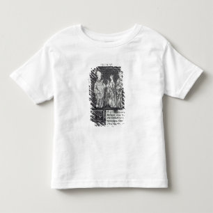 T-shirt Pour Les Tous Petits Charles III le simple avec son épouse et le sien