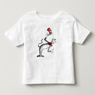T-shirt Pour Les Tous Petits Chat dans le Casquette prend une chèvre