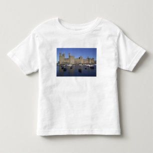 T-shirt Pour Les Tous Petits Château de Caernarfon, Gwynedd, Pays de Galles (RF