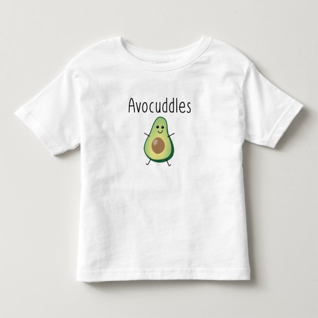 T-shirt Pour Les Tous Petits Chemise à volants pour tout-petit Avocuddles (Devant)