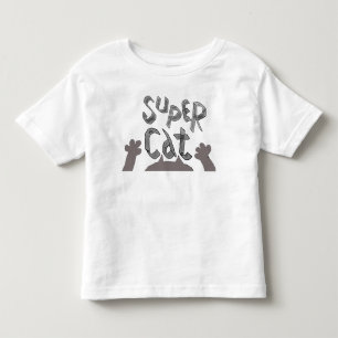 T-shirt Pour Les Tous Petits Chemise bébé Super Cat