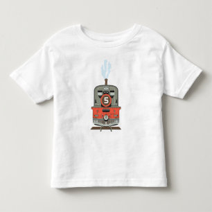 T-shirt Pour Les Tous Petits Chemise d'anniversaire - Chemise de train