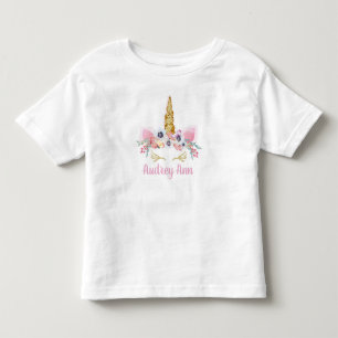 T-shirt Pour Les Tous Petits Chemise d'anniversaire de licorne