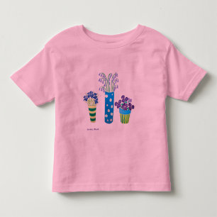 T-shirt Pour Les Tous Petits Chemise d'art : Un bon nombre de pots de fleurs