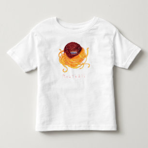 T-shirt Pour Les Tous Petits Chemise de boulette de viande