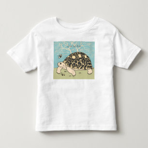 T-shirt Pour Les Tous Petits Chemise de tortue léopard personnalisable