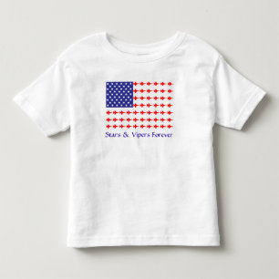 T-shirt Pour Les Tous Petits Chemise d'étoiles et de vipères d'enfant en bas