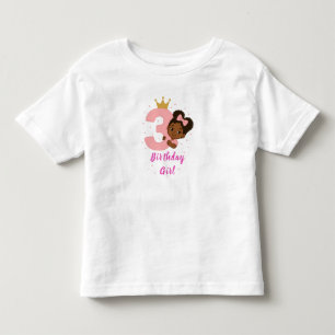 T-shirt Pour Les Tous Petits Chemise fille 3e anniversaire avec bébé doux