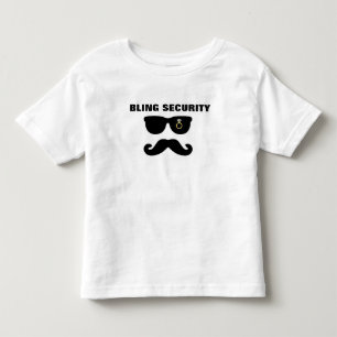 T-shirt Pour Les Tous Petits Chemise Mariage de sécurité Bling & Bride