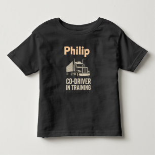 T-shirt Pour Les Tous Petits Chemise personnalisée pour tout-petit camionneur -