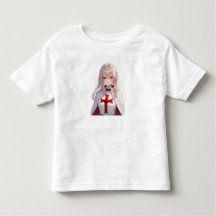 Chemise pour tout-petit Chevalier Templier Fille
