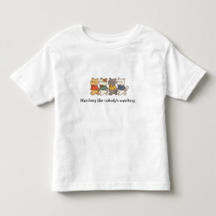 T-shirt Pour Les Tous Petits Chemise pour tout-petit Marcher des Chats de Zoo I