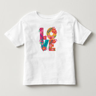 T-shirt Pour Les Tous Petits Chemise pour tout-petits Floral LOVE